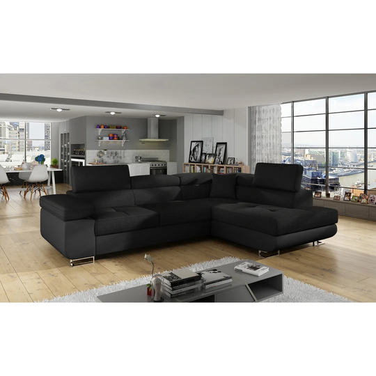 Frieder An_75 Right Sawana 14/Soft 11 Corner Sofa Bed