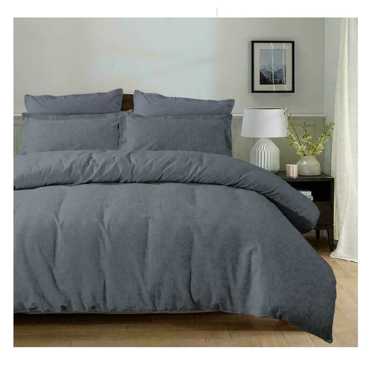 Zuniga White Hypoallergenic Egyptian Quality Cotton Duvet Cover Set