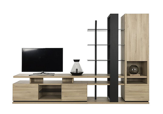 Jaxon Large Entertainment Centre - Brown