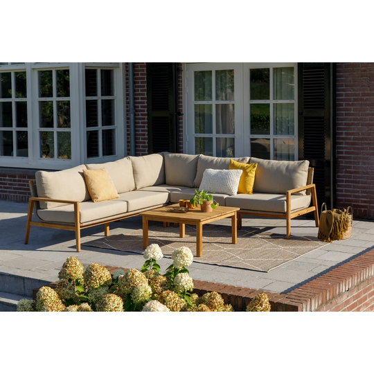 Tooborac Florida Teak 5 - Person Sectional Sofa Set