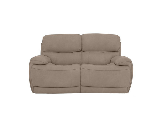Relax Station Rocco 2 Seater Fabric Power Rocker Sofa with Power Headrests - Beige