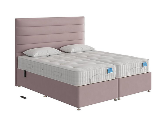 Sleep Story - Natural Comfort Adjustable Divan Bed - Super King - Purple