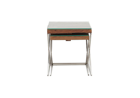 Chennai Nest of Tables - Brown