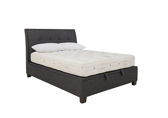 Miles Ottoman Bed Frame - Double - Grey