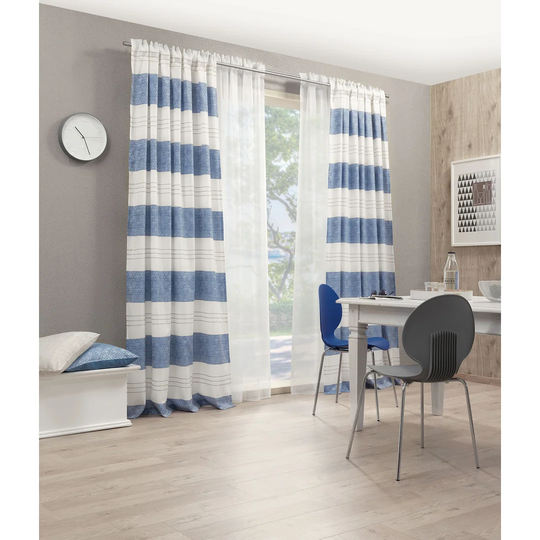 Kiss Pencil Pleat Sheer Single Curtain