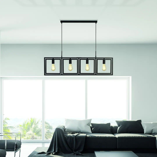 Villeroux 4 -Light Kitchen Island Linear Pendant