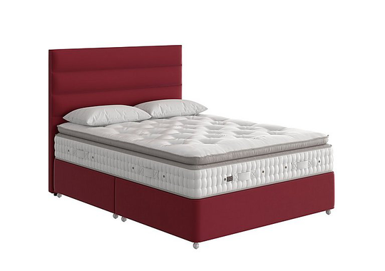 Vispring - Baroness Pillow Top Divan Set - Double - Red