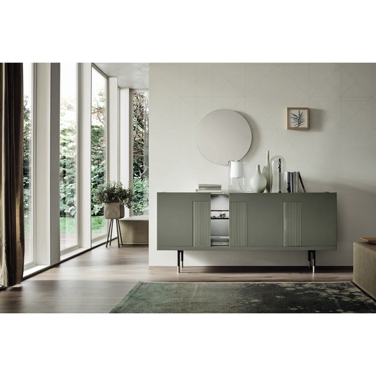 Agustine Glass Sideboard