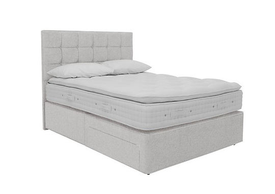 Hypnos - Bespoke Luxury Divan Set - Double - Silver