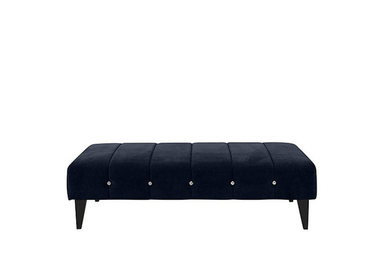 Alexander and James - Sumptuous Fabric Bench Footstool - Blue