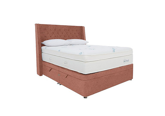 Sleepeezee - Geltouch Advanced 10000 Side-Lift Ottoman Divan Set - Super King - Orange