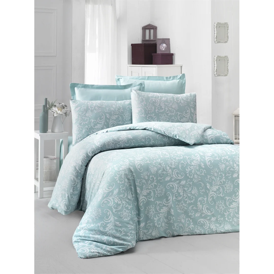 Tybalt Cotton Satin 210 TC Modern & Contemporary Duvet Cover Set