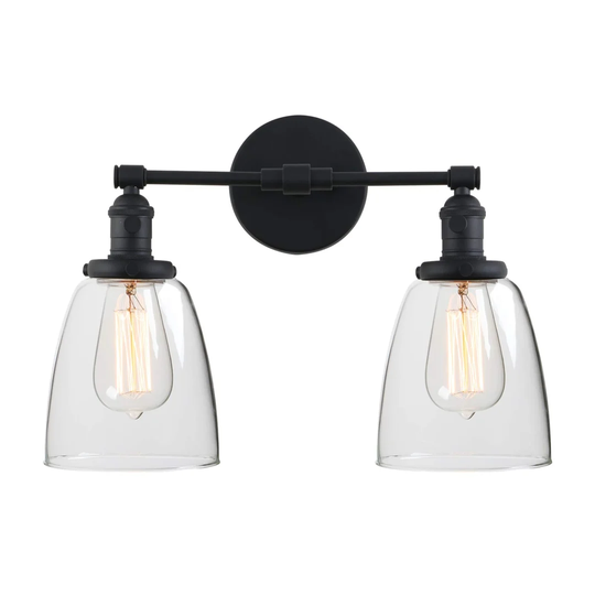 Goss 2 - Light Black Vanity Light