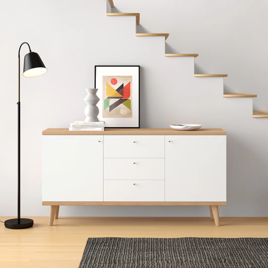 Allayna 160 Cm Wide 3 Drawer Sideboard