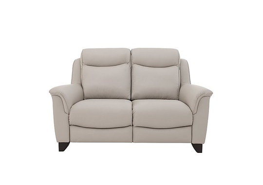 Parker Knoll - Manhattan 2 Seater Leather Sofa - Grey