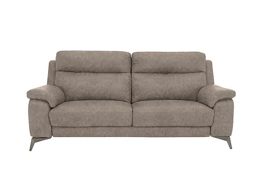 Missouri 3 Seater Fabric Sofa - Mink