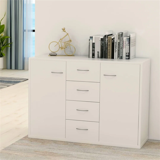 88Cm Wide 4 Drawer Sideboard