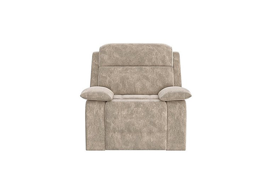 Moreno Fabric Recliner Armchair - Cream