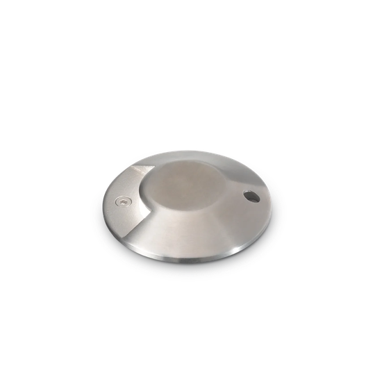 Silver Integrated LED Metal Well Lights