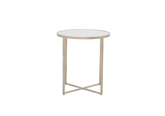 Torrance Lamp Table - Silver