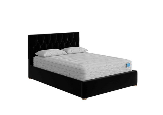 Henry Ottoman Bed Frame - Super King - Black