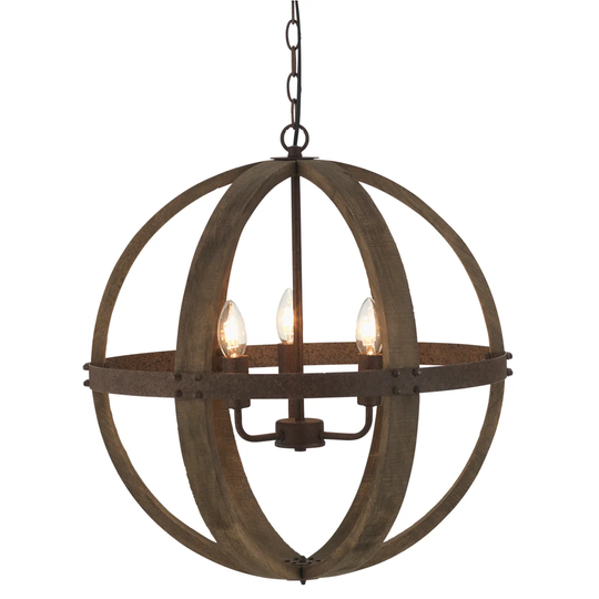 Oakgrove 3 - Light Globe Pendant