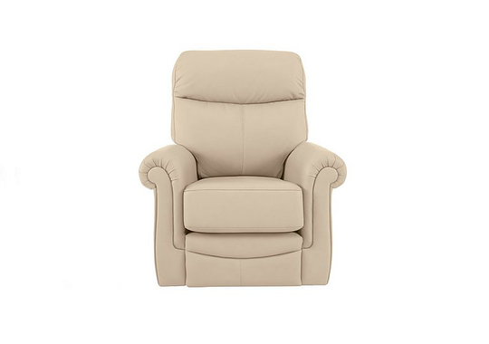 G Plan - Avon Small Leather Armchair - Beige