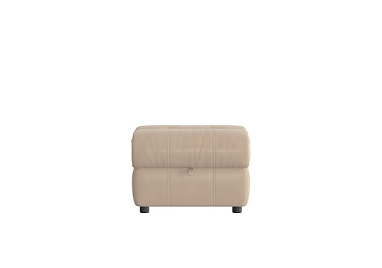Link Leather Footstool- World of Leather