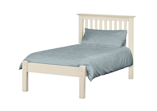 Chilton Stone White Low Foot Bed Frame - Single