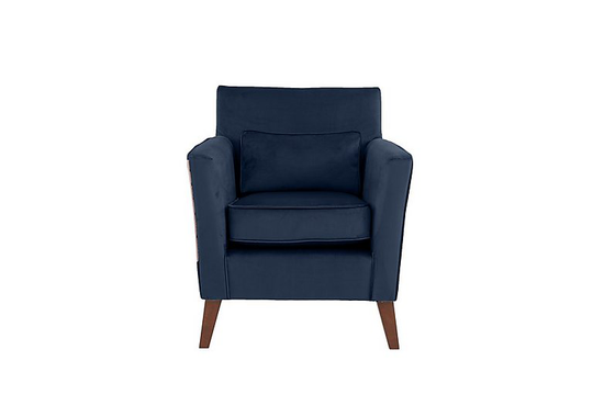 Felix Fabric Accent Chair - Blue