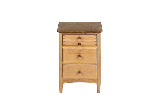 Lily 3 Drawer Bedside Table