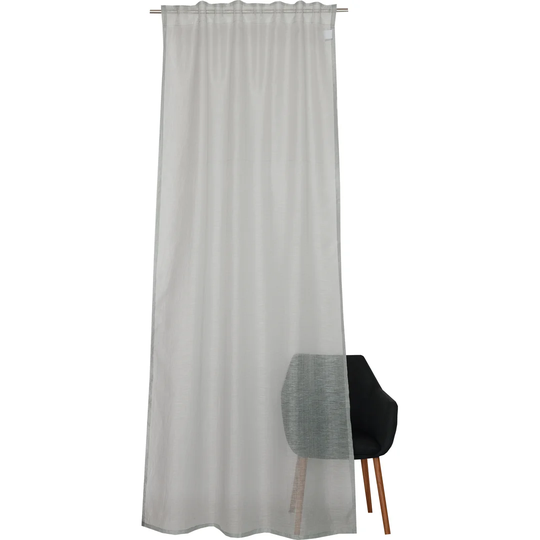 Elegante Pencil Pleat Sheer Single Curtain