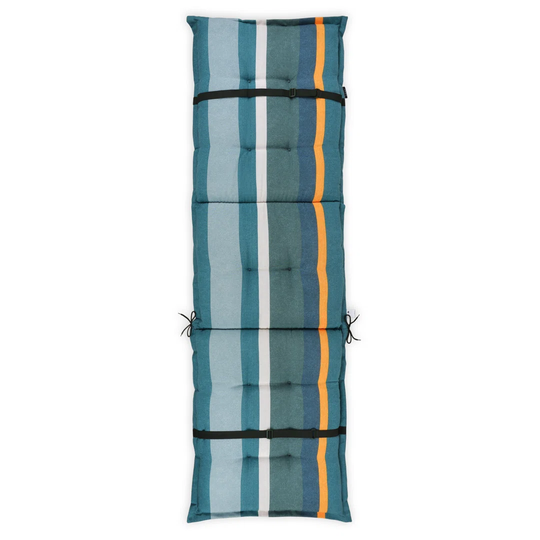 Sunlounger Cushion Stripe Green L.200 L.60 Green