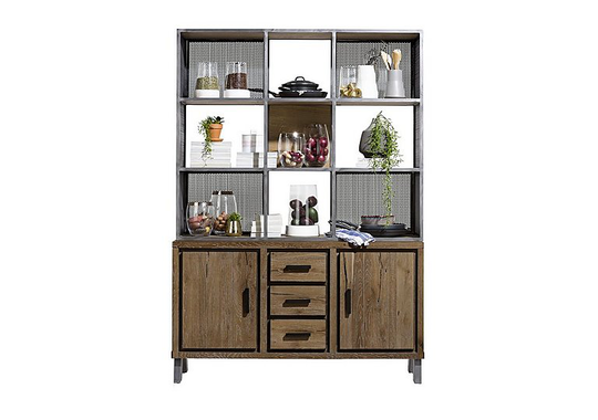 Habufa - Philadelphia Large Highboard - Brown