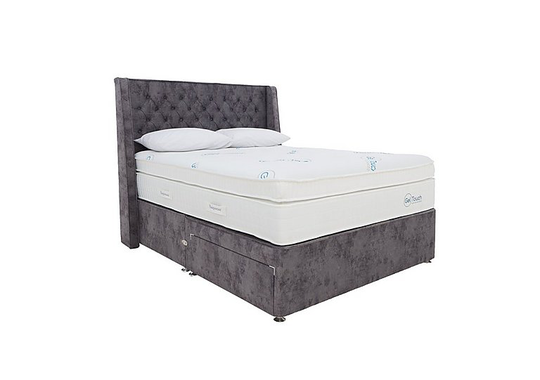 Sleepeezee - Geltouch Advanced 10000 Divan Set - Small Double - Grey