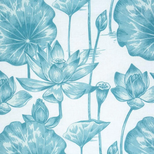 A Set Of Cotton Bedding Sonia 13 160X200 Cm, 2 Pcs. 70X80 Cm Blue