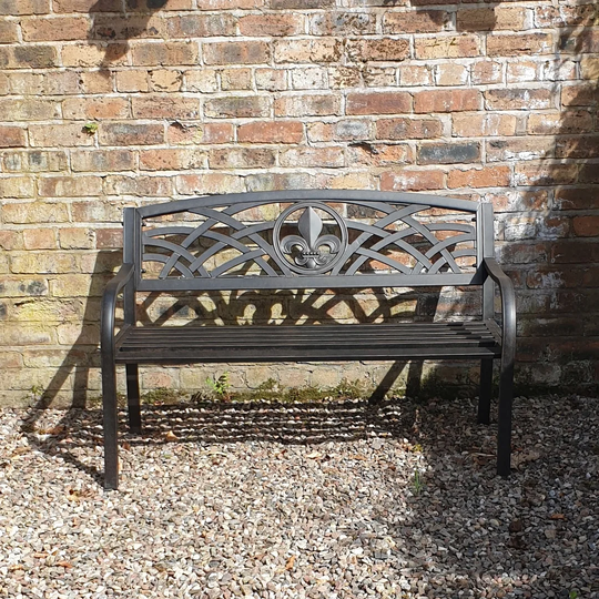 Tavira Steel and Aluminium Bench