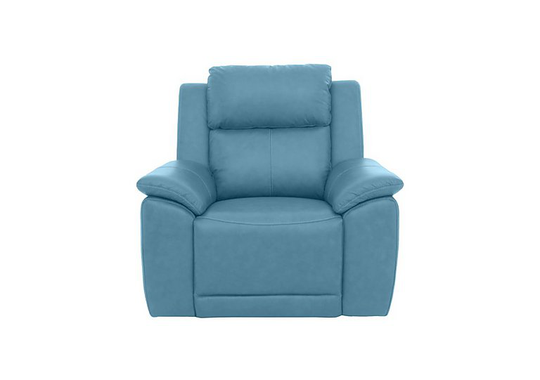 Utah Leather Chair - Blue