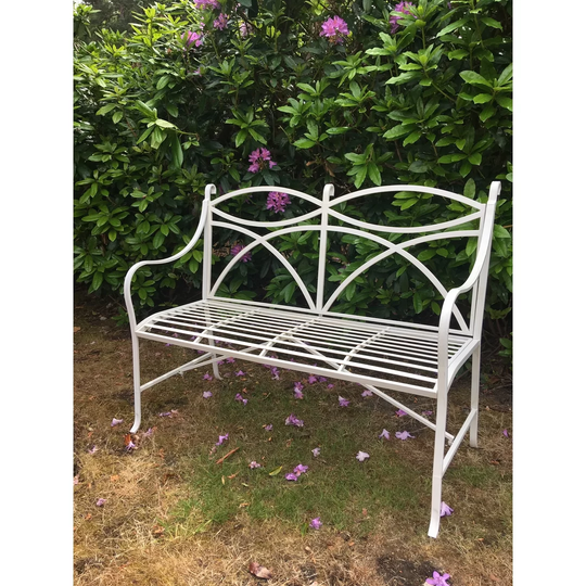 Claar Wrought Iron Bench