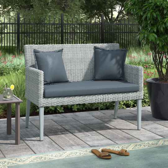 Dram Rattan Bench