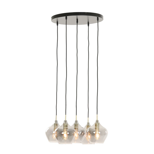 Rolde 5 - Light Cluster Jar Pendant