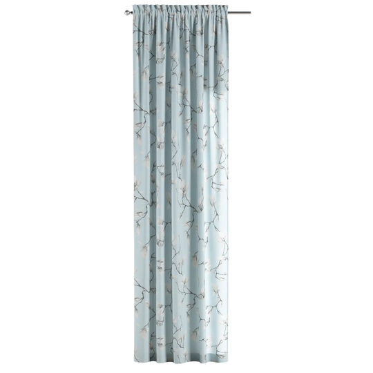 Flowers / Luna Slot Top Room Darkening Single Curtain