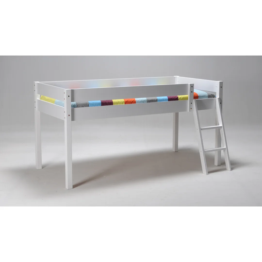 Davies European Single Mid Sleeper Bed with Ladder