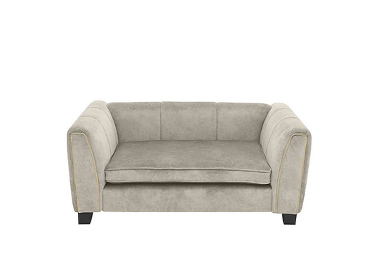 Ariana Fabric Pet Bed - Beige