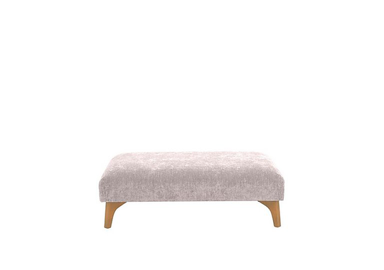Country Collection Accent Footstool - Silver