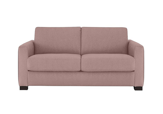 Nicoletti - Alcova 2 Seater Fabric Sofa with Box Arms - Pink