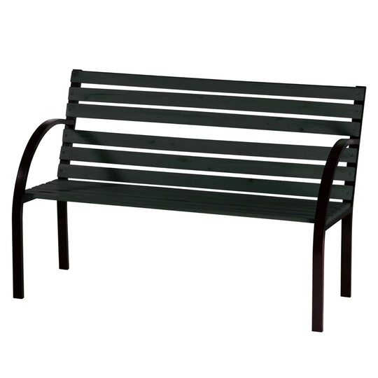 Manhasset Powder Coated Steel Park Bench