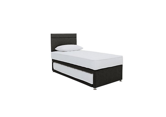 Highgrove - Stayover Guest Bed with Mirage Headboard - Grey