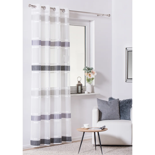 Natasha Eyelet Semi Sheer Single Curtain