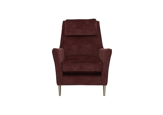 Uniqa Fabric Accent Chair - Red